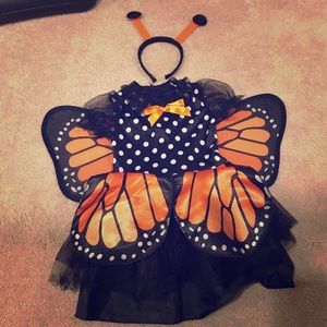 Monarch butterfly kids costume